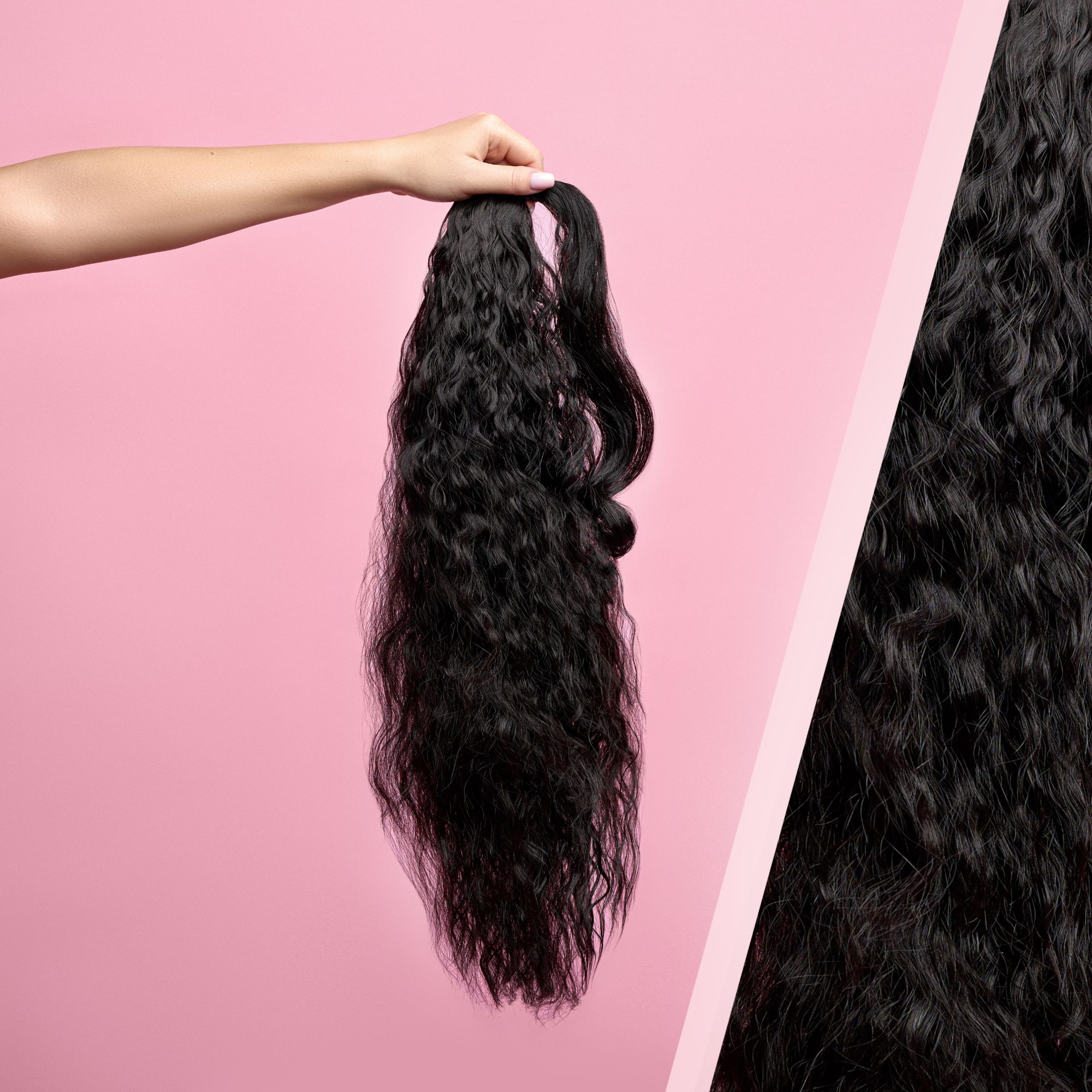 COADA DE PAR CREATA « LILLY » JET BLACK