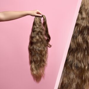 COADA DE PAR CREATA « LILLY » SANDY BLONDE