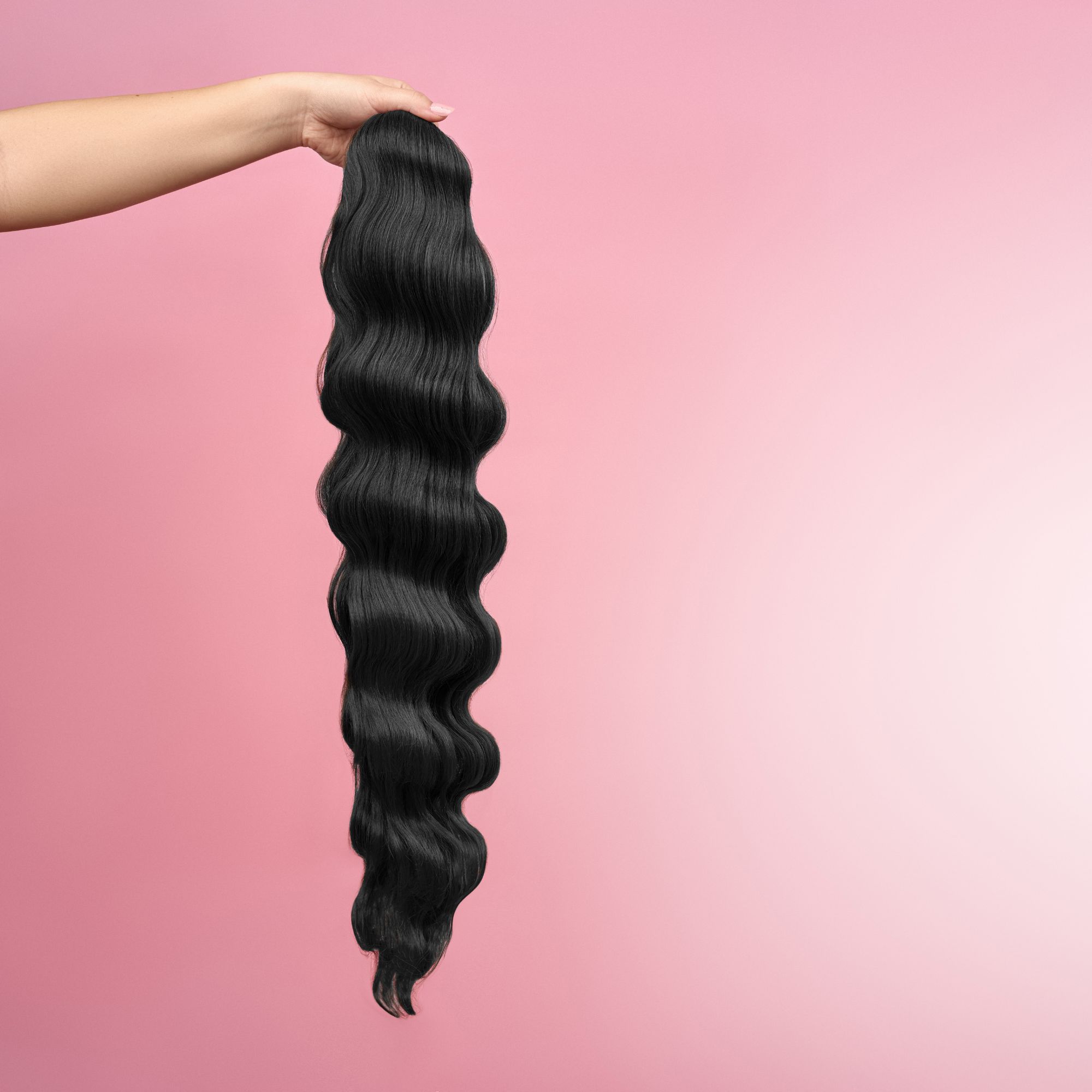 COADA DE PAR BODY WAVE “MYIA” - Brunette - imagine 2