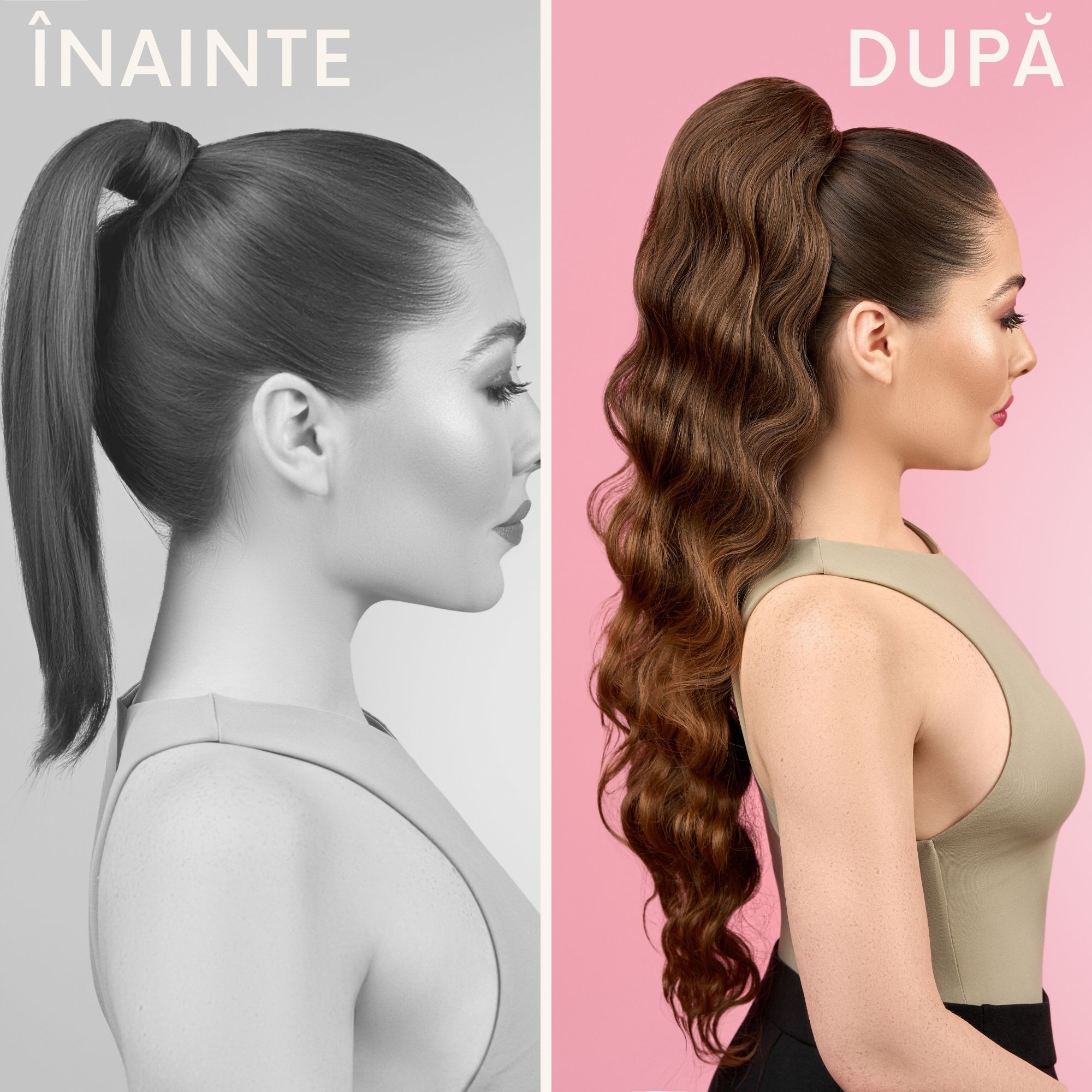 COADA DE PAR BODY WAVE “MYIA” - SATEN CIOCOLATIU MEDIU - imagine 4