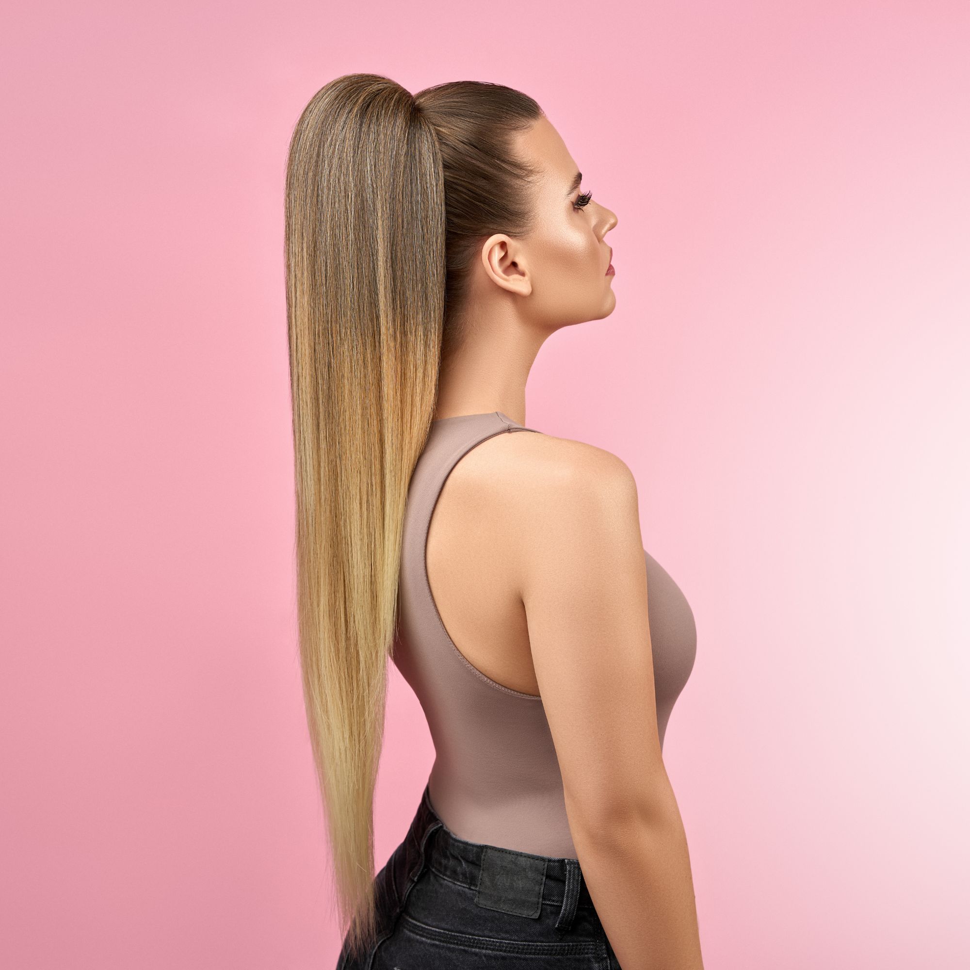 COADA DREAPTA ‘’ BELLA’’ OMBRE BLOND - imagine 2