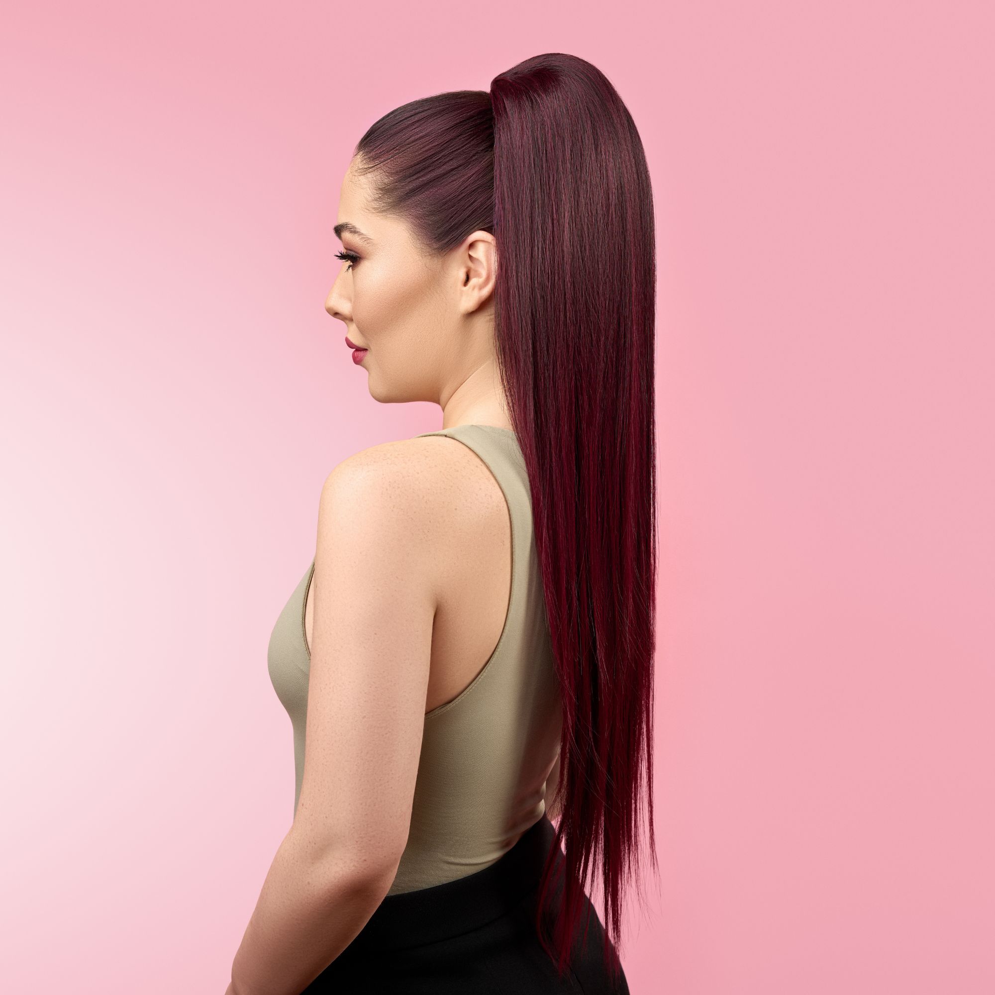 COADA DREAPTA ‘’ BELLA’’ BURGUNDIU - imagine 3