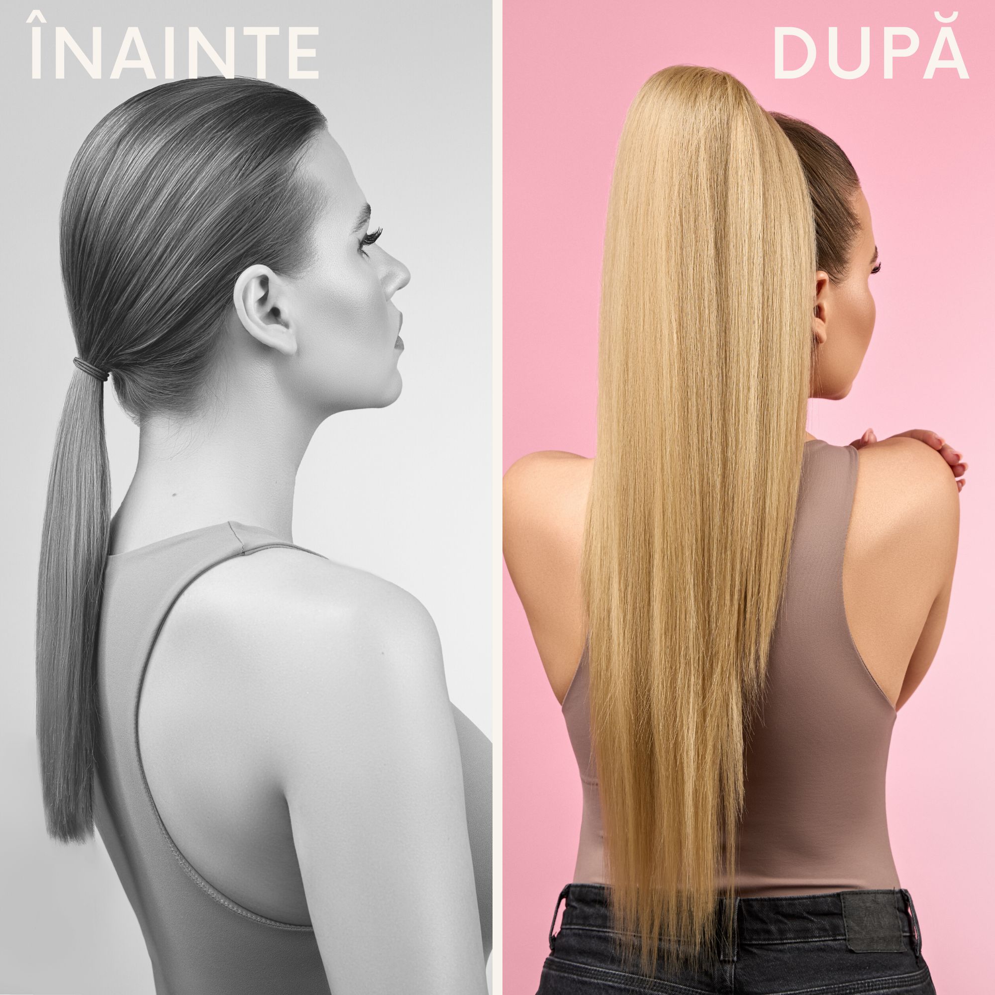 COADA DREAPTA ‘’ BELLA’’ BLOND CENUSIU - imagine 3