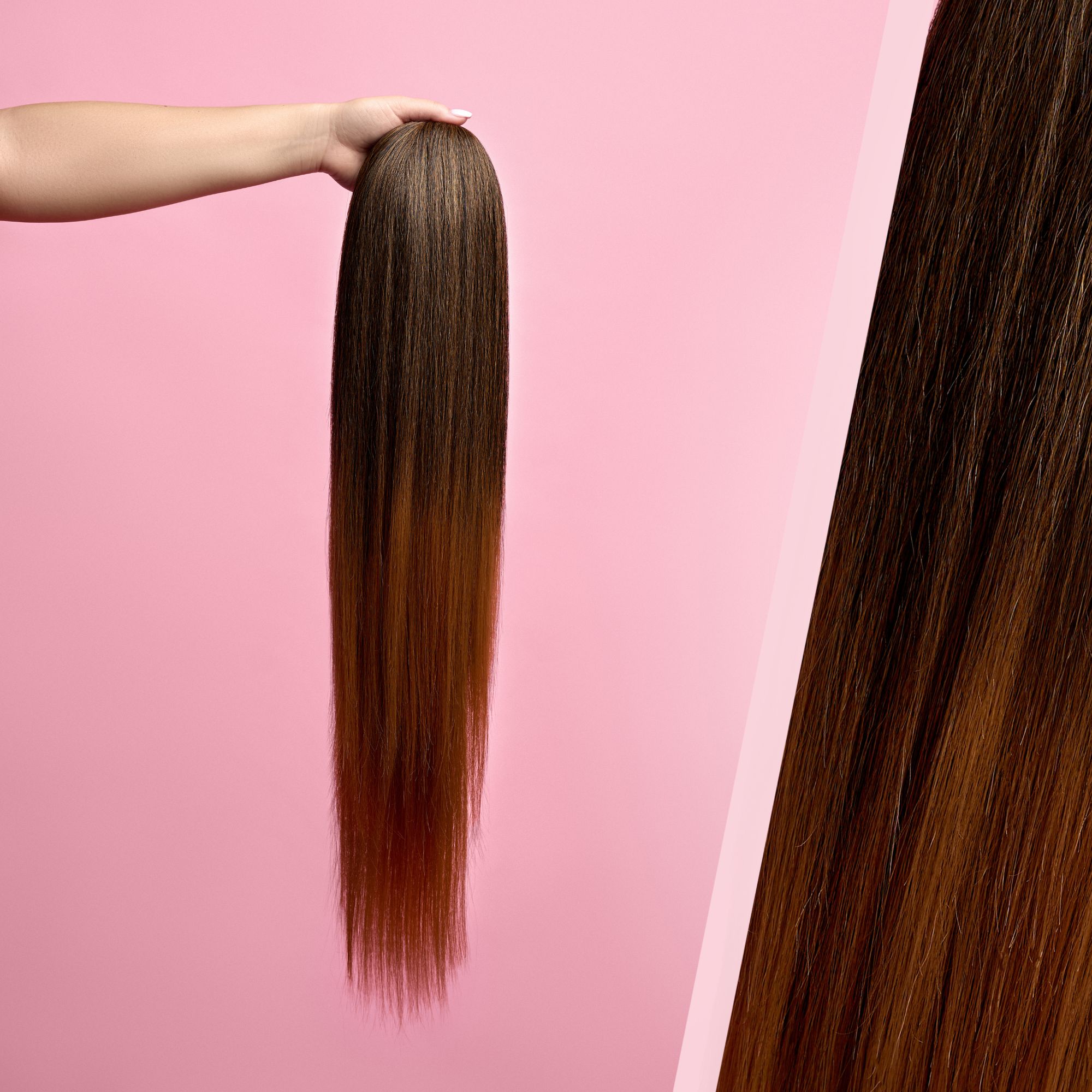 COADA DREAPTA ‘’ BELLA’’ OMBRE SATEN